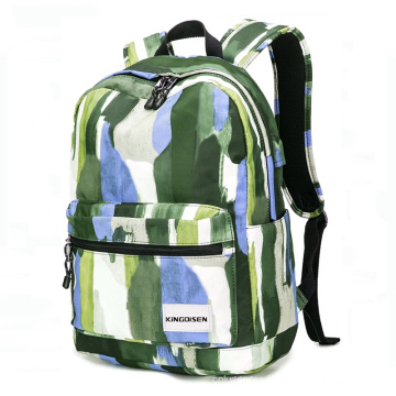 Latest Fashion Polyester Outdoor Leisure College Student Backpack School Bag for Teenagers